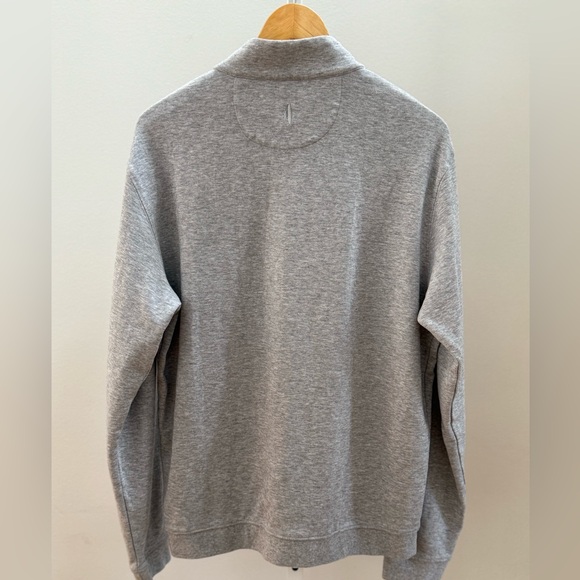 JOHNNIE-O Sully 1/4 Zip Pullover Light Gray Size M - Picture 7 of 13